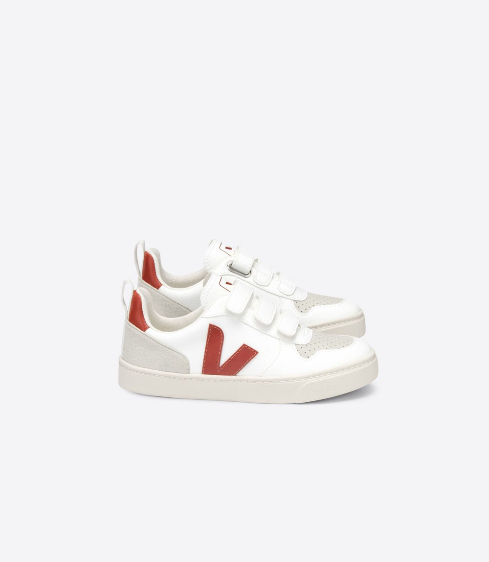 Veja Sneakers Barn - V-10 Velcro Cwl - Vita - 234861-OFL